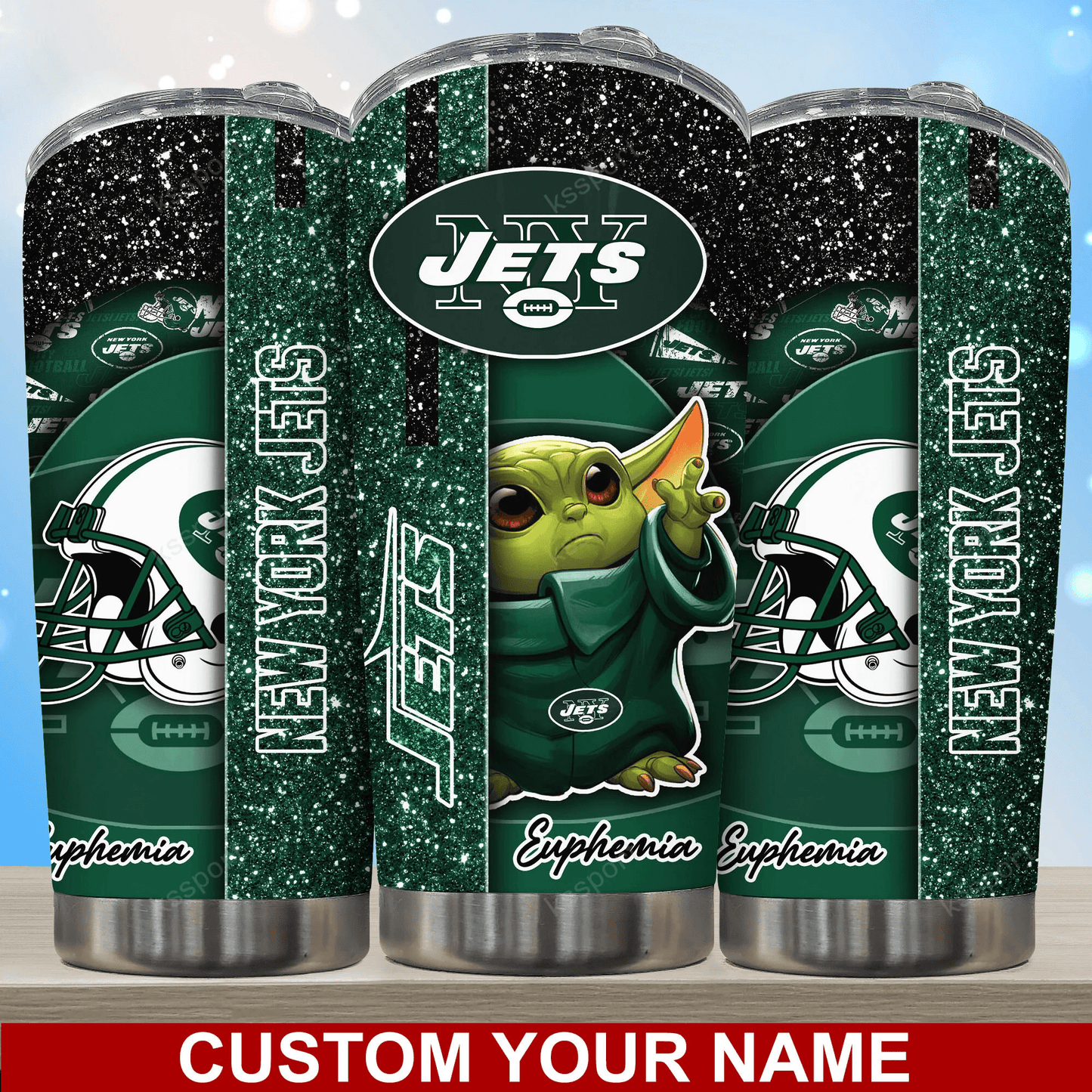 New York Jets Personalized Tumbler BG173
