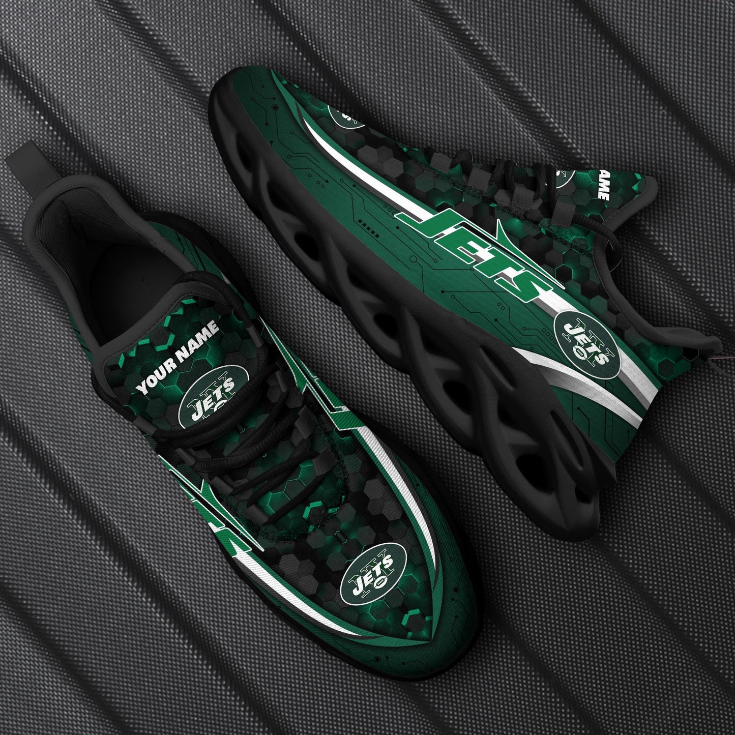 New York Jets Personalized Yezy Running Sneakers 99