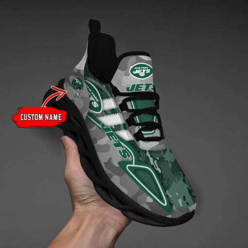 New York Jets Personalized Yezy Running Sneakers BB253