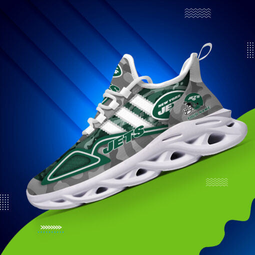 New York Jets Personalized Yezy Running Sneakers BB253