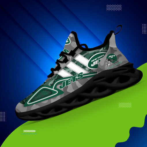 New York Jets Personalized Yezy Running Sneakers BB253