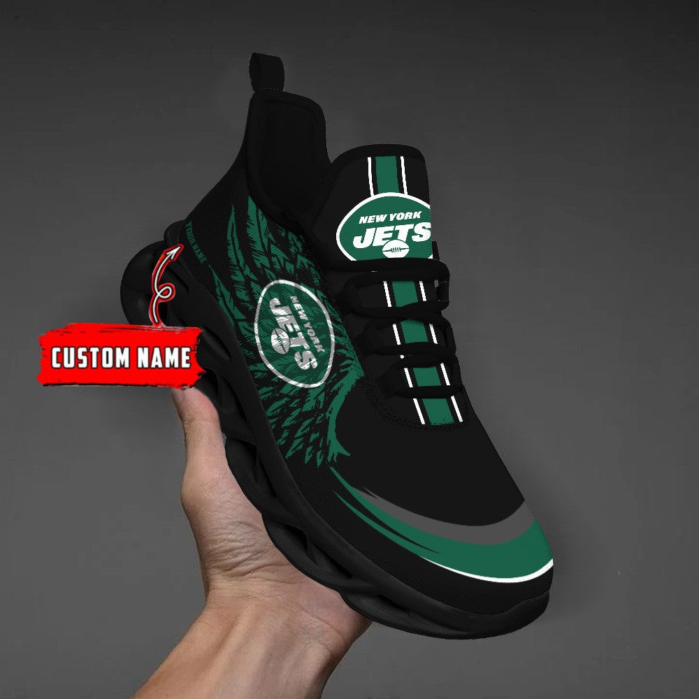 New York Jets Personalized Yezy Running Sneakers BB675