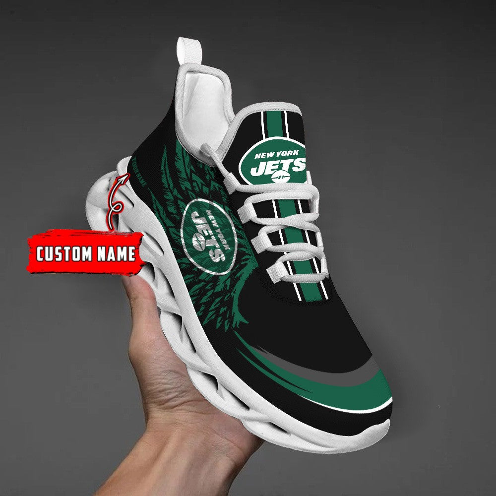 New York Jets Personalized Yezy Running Sneakers BB675
