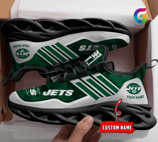 New York Jets Personalized Yezy Running Sneakers BG309