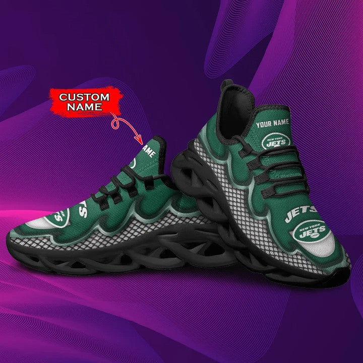 New York Jets Personalized Yezy Running Sneakers BG397