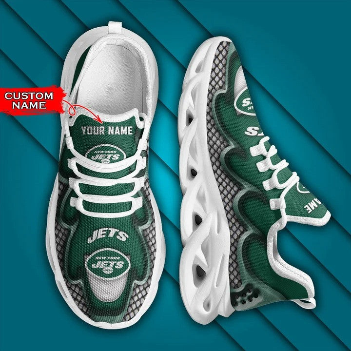 New York Jets Personalized Yezy Running Sneakers BG397
