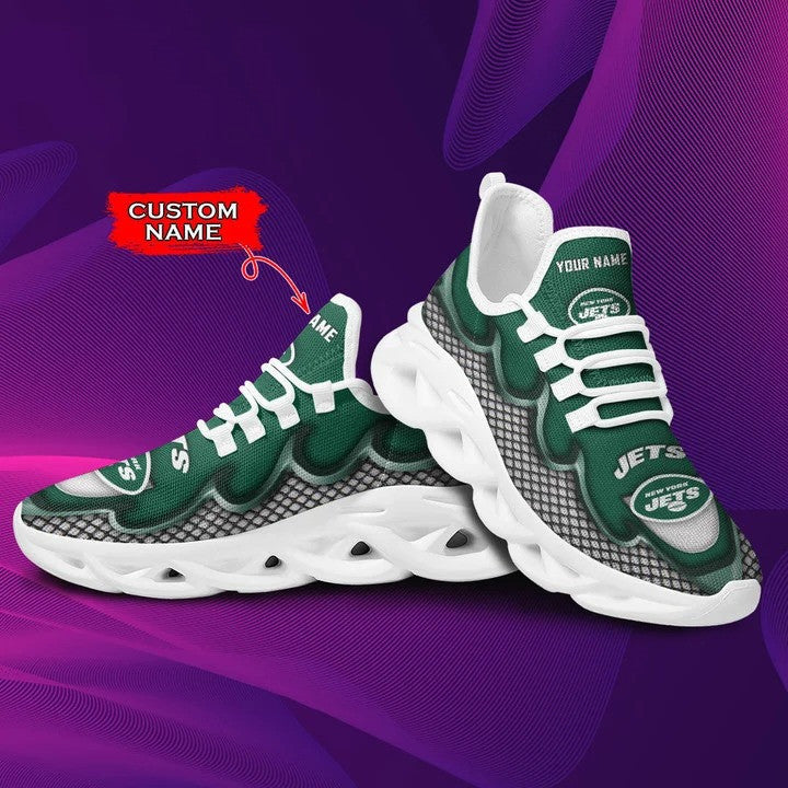New York Jets Personalized Yezy Running Sneakers BG397
