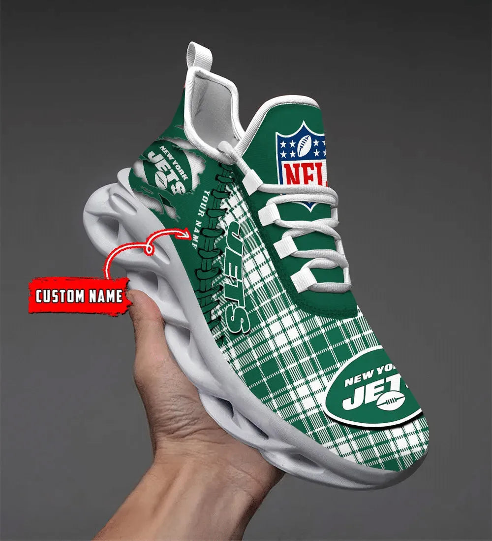 New York Jets Personalized Yezy Running Sneakers SPD299