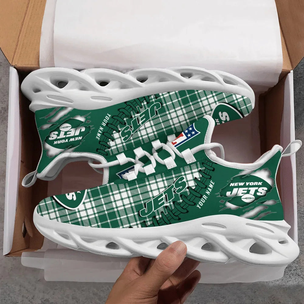 New York Jets Personalized Yezy Running Sneakers SPD299