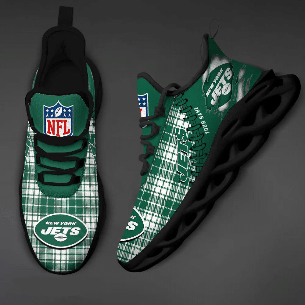 New York Jets Personalized Yezy Running Sneakers SPD299