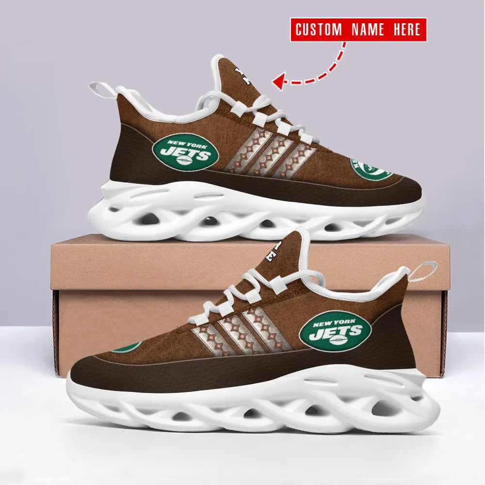 New York Jets Personalized Yezy Running Sneakers SPD321