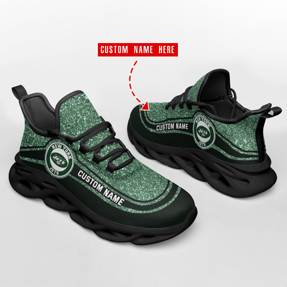 New York Jets Personalized Yezy Running Sneakers SPD335