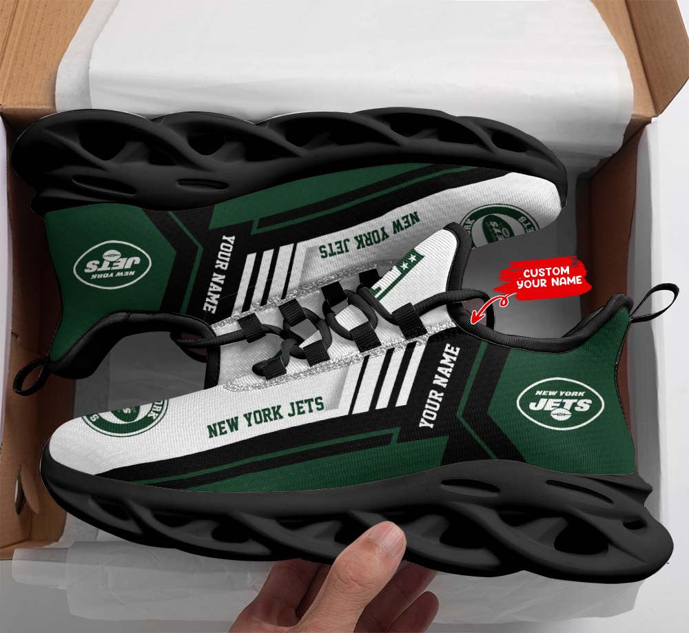 New York Jets Personalized Yezy Running Sneakers SPD403