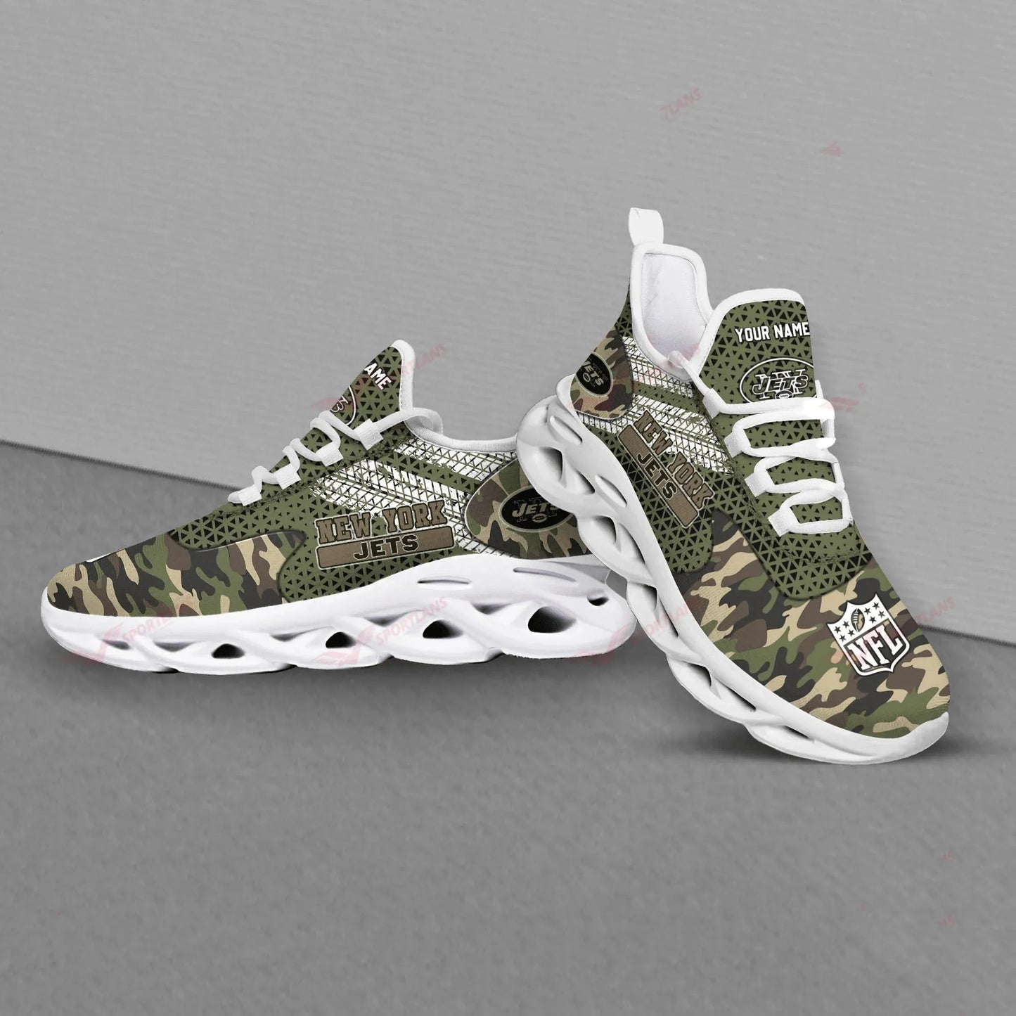 New York Jets Personalized Yezy Running Sneakers SPD614