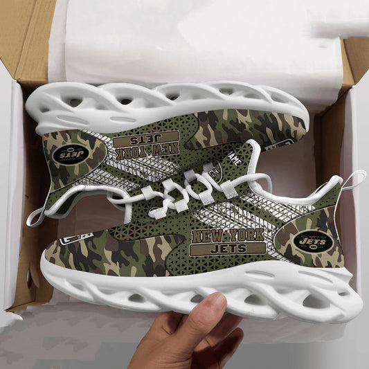 New York Jets Personalized Yezy Running Sneakers SPD614