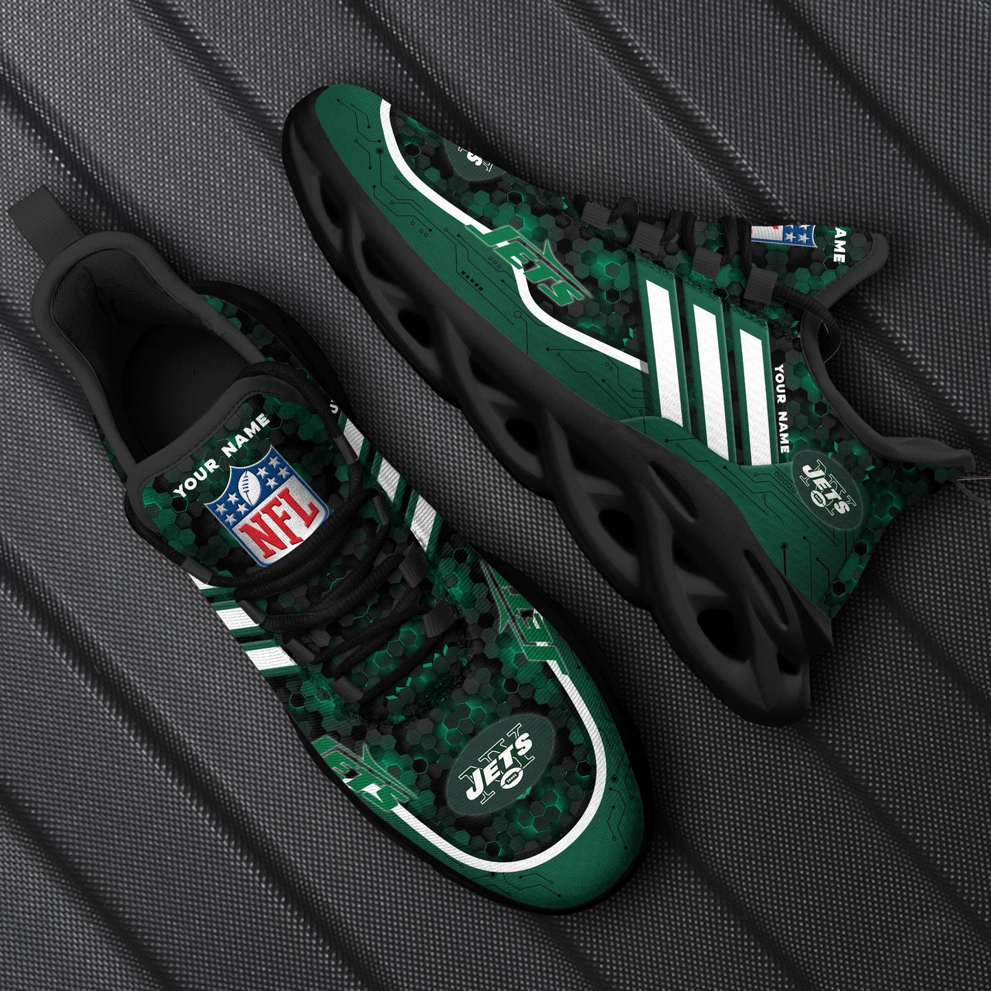 New York Jets Personalized Yezy Running Sneakers SPD663
