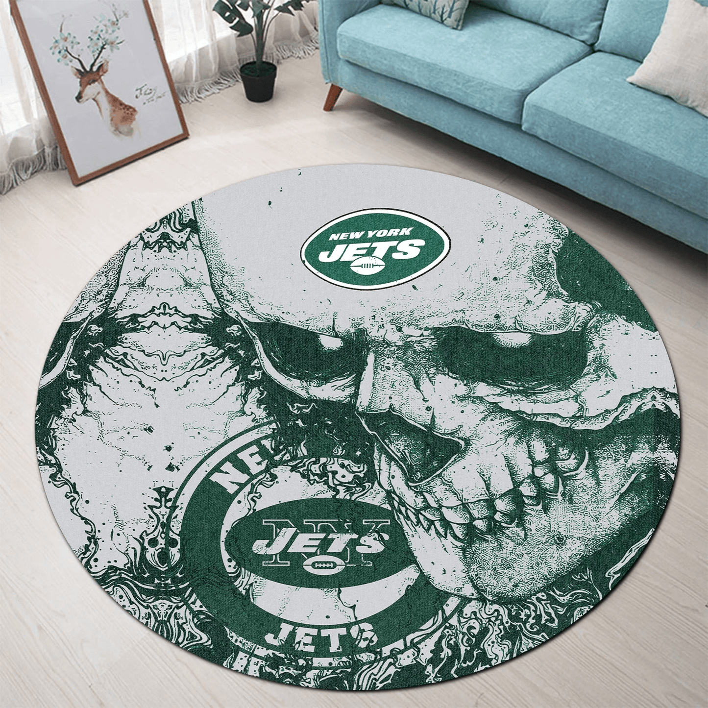 New York Jets Round Rug 212