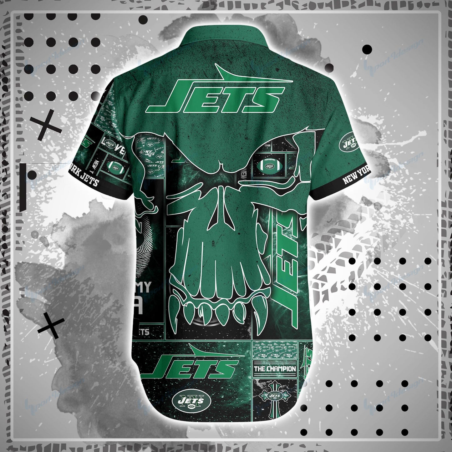 New York Jets Shirt and Shorts BG98