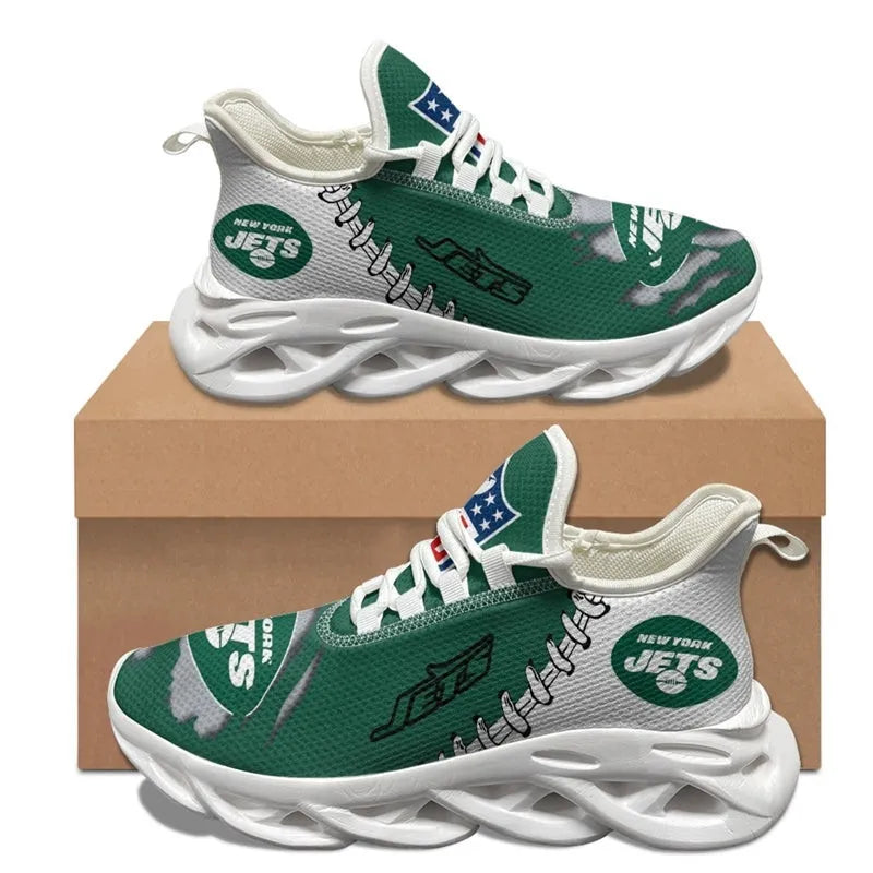 New York Jets Sneakers 3D Max Soul Shoes
