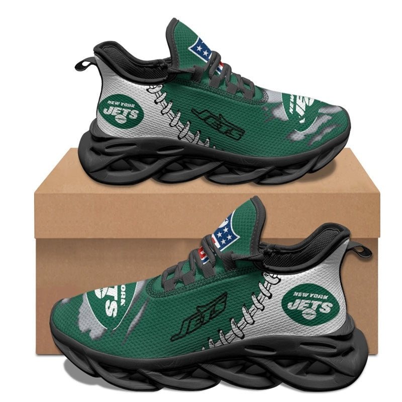 New York Jets Sneakers 3D Max Soul Shoes