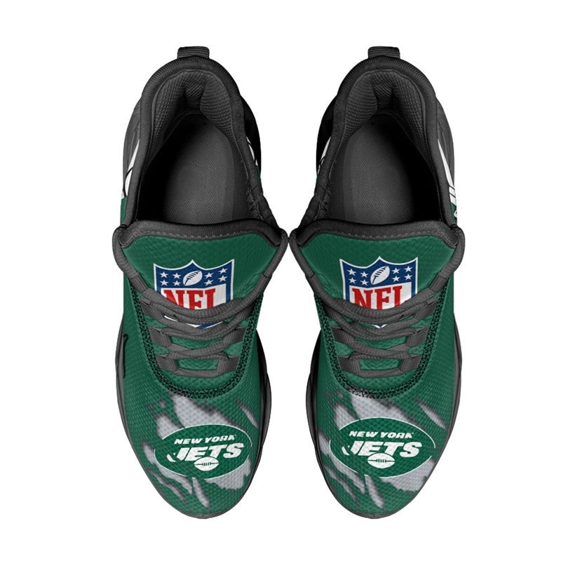 New York Jets Sneakers 3D Max Soul Shoes