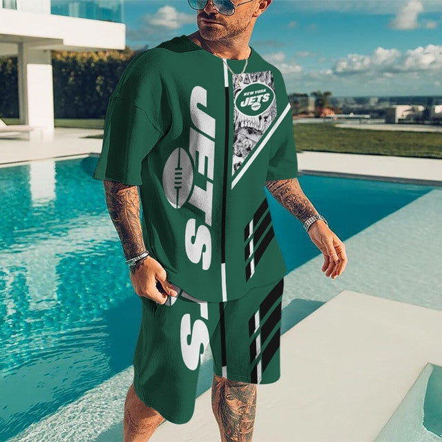 New York Jets T-shirt and Shorts BG258