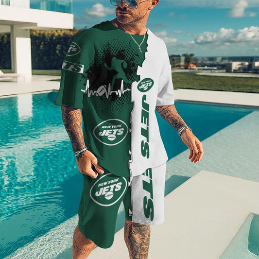 New York Jets T-shirt and Shorts BG263