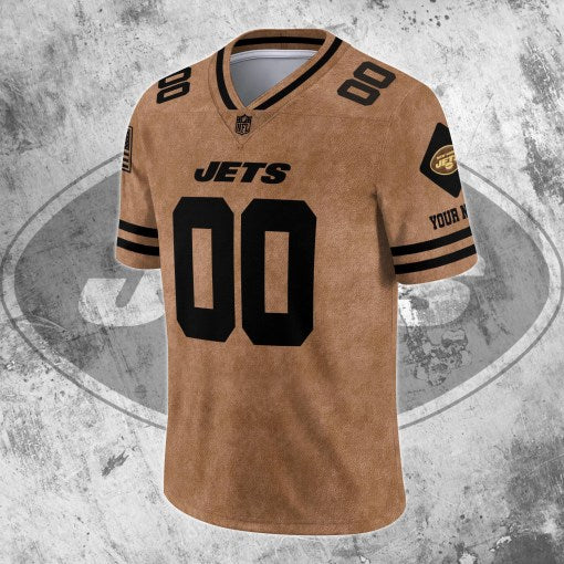 New York Jets Personalized V-neck Football Jersey Sport Gifts For Fan AZCVFJ089