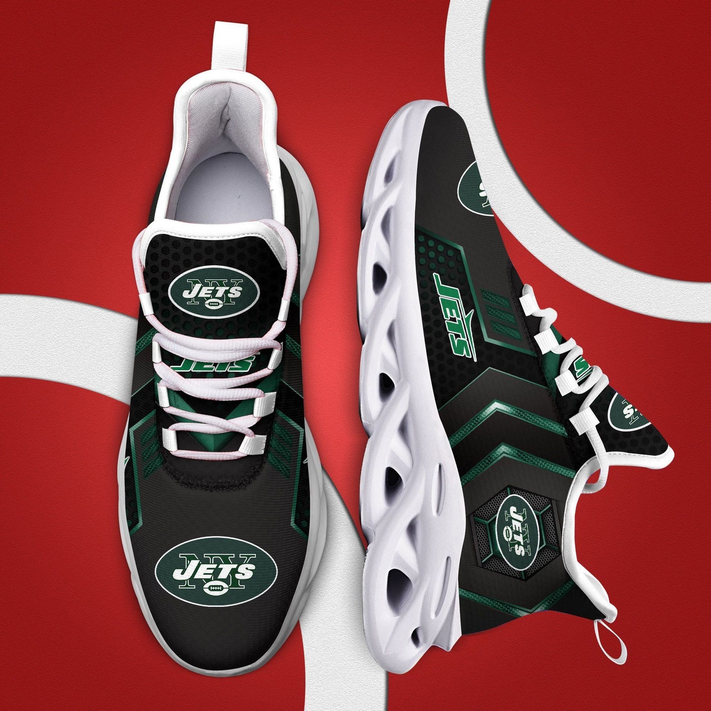 New York Jets Yezy Running Sneakers 186