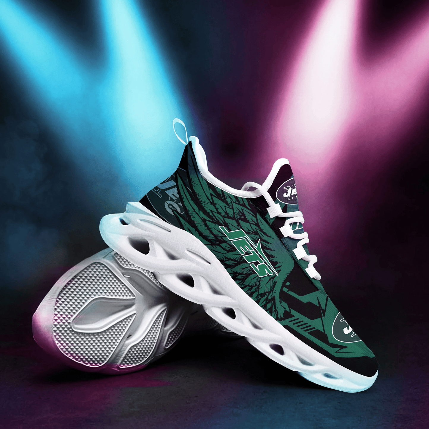 New York Jets Yezy Running Sneakers 201