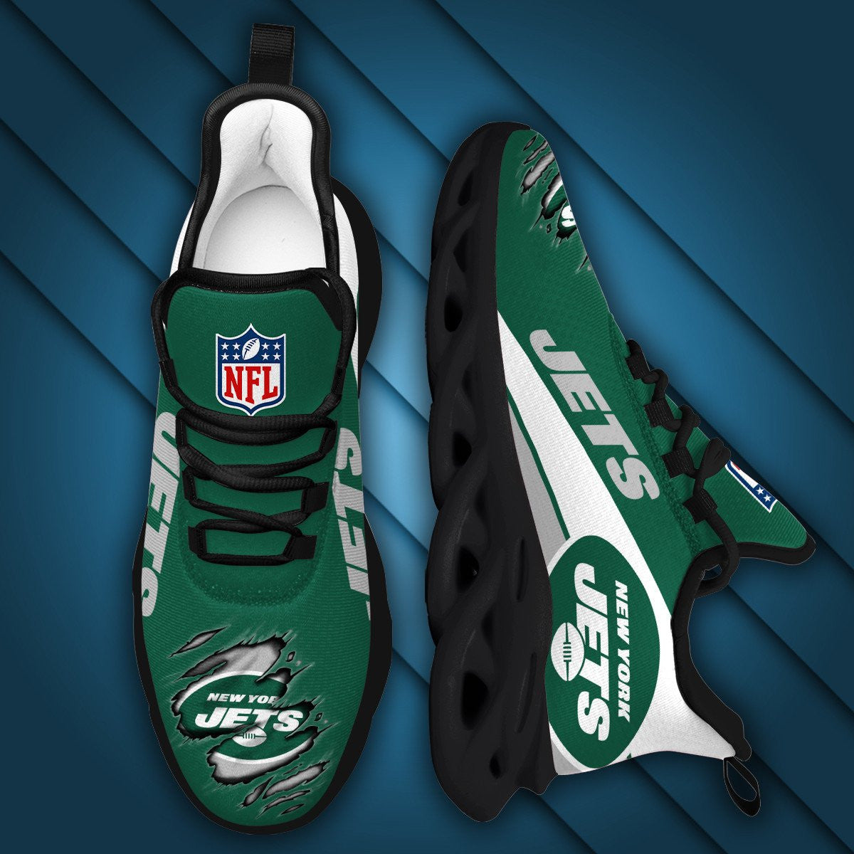 New York Jets Yezy Running Sneakers 953