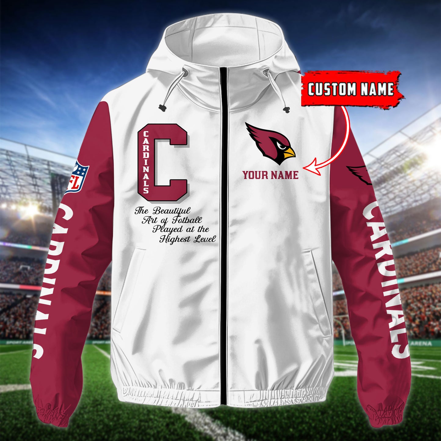 Arizona Cardinals Outdoor Jacket AZBTOJ000129