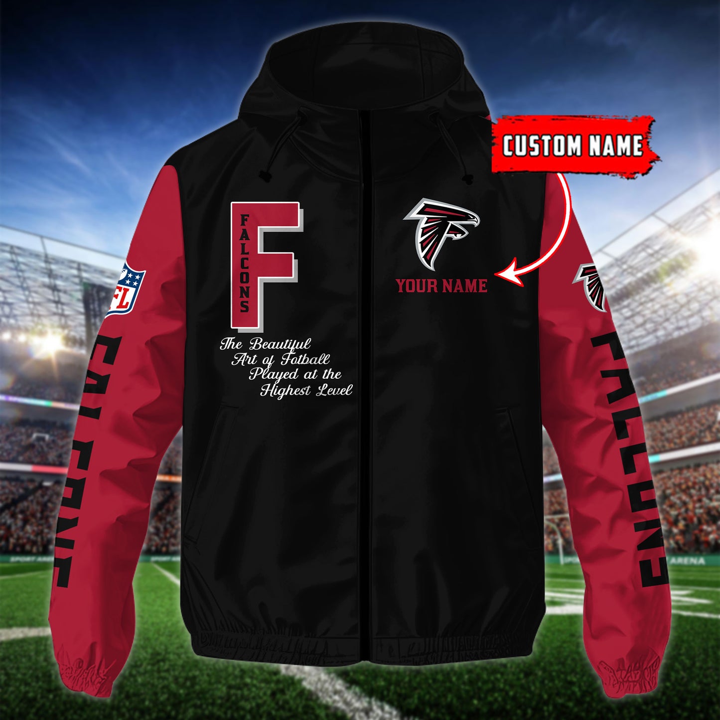 Atlanta Falcons Outdoor Jacket AZBTOJ000130