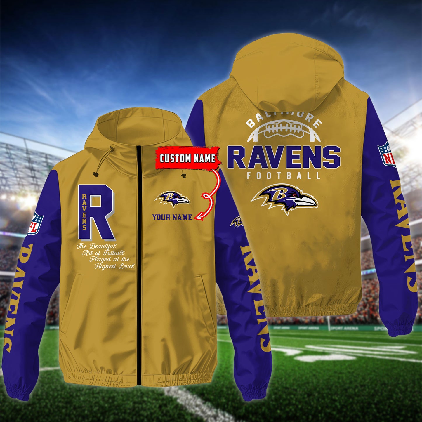 Baltimore Ravens Outdoor Jacket AZBTOJ000131
