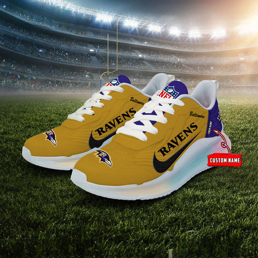 Baltimore Ravens Rainbow Cushion Running Shoes AZBTCRS00003