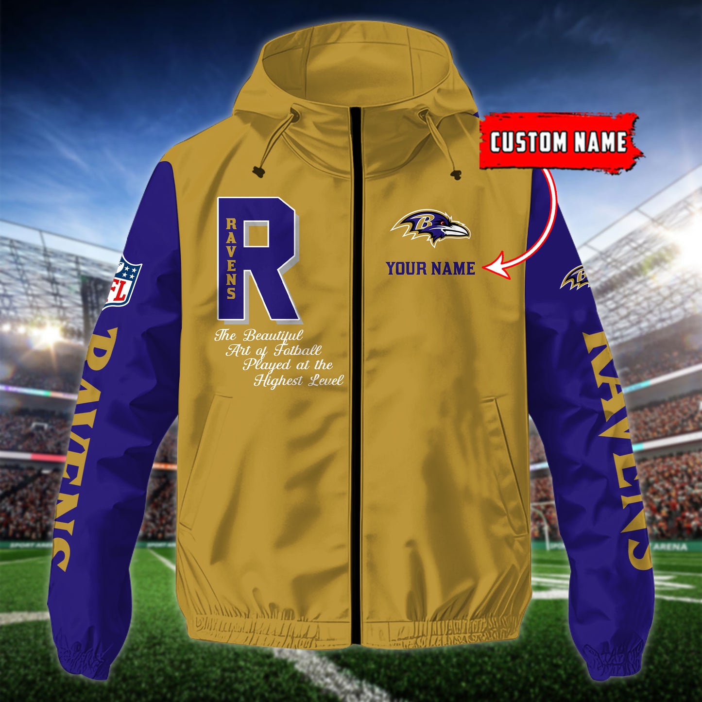 Baltimore Ravens Outdoor Jacket AZBTOJ000131