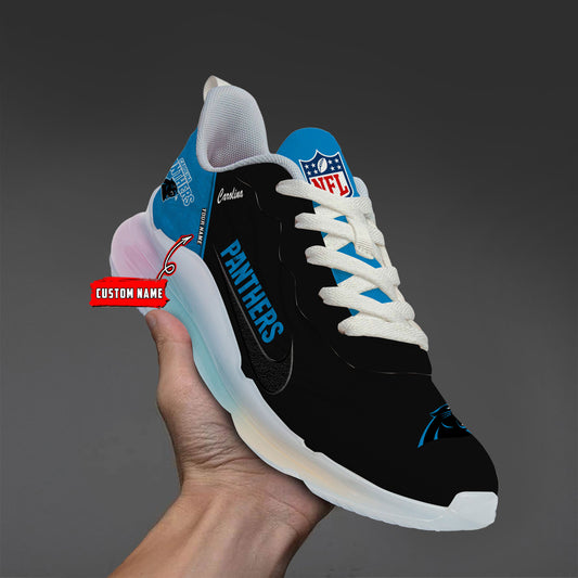Carolina Panthers Rainbow Cushion Running Shoes AZBTCRS00005