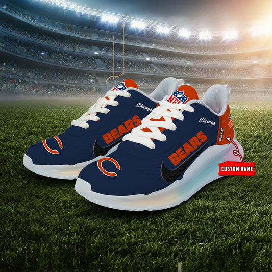 Chicago Bears Rainbow Cushion Running Shoes AZBTCRS00006