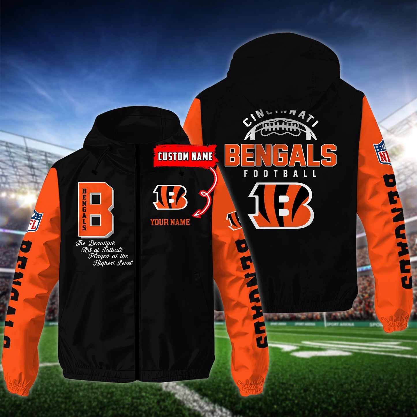 Cincinnati Bengals Outdoor Jacket AZBTOJ000135