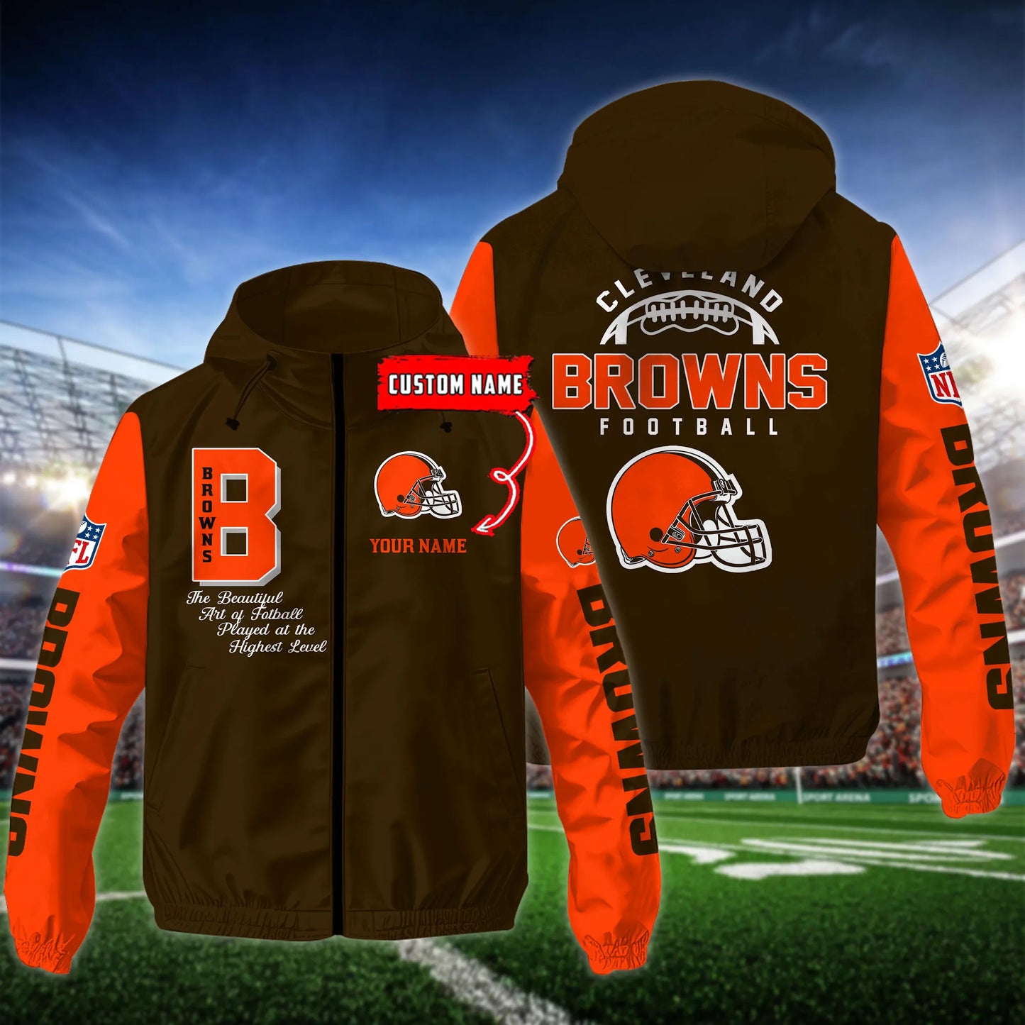 Cleveland Browns Outdoor Jacket AZBTOJ000136