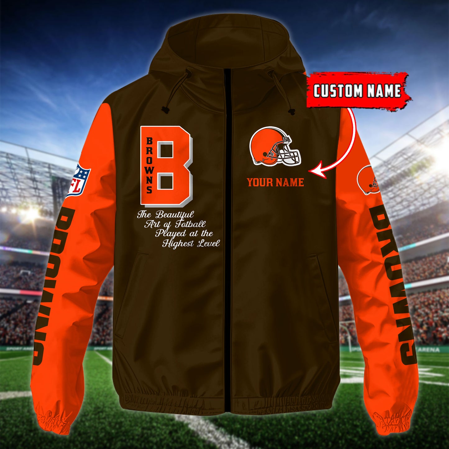 Cleveland Browns Outdoor Jacket AZBTOJ000136