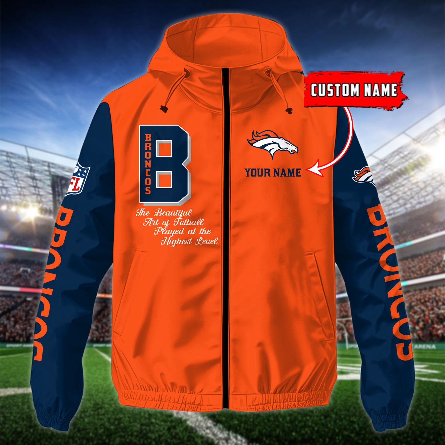 Denver Broncos Outdoor Jacket AZBTOJ000138