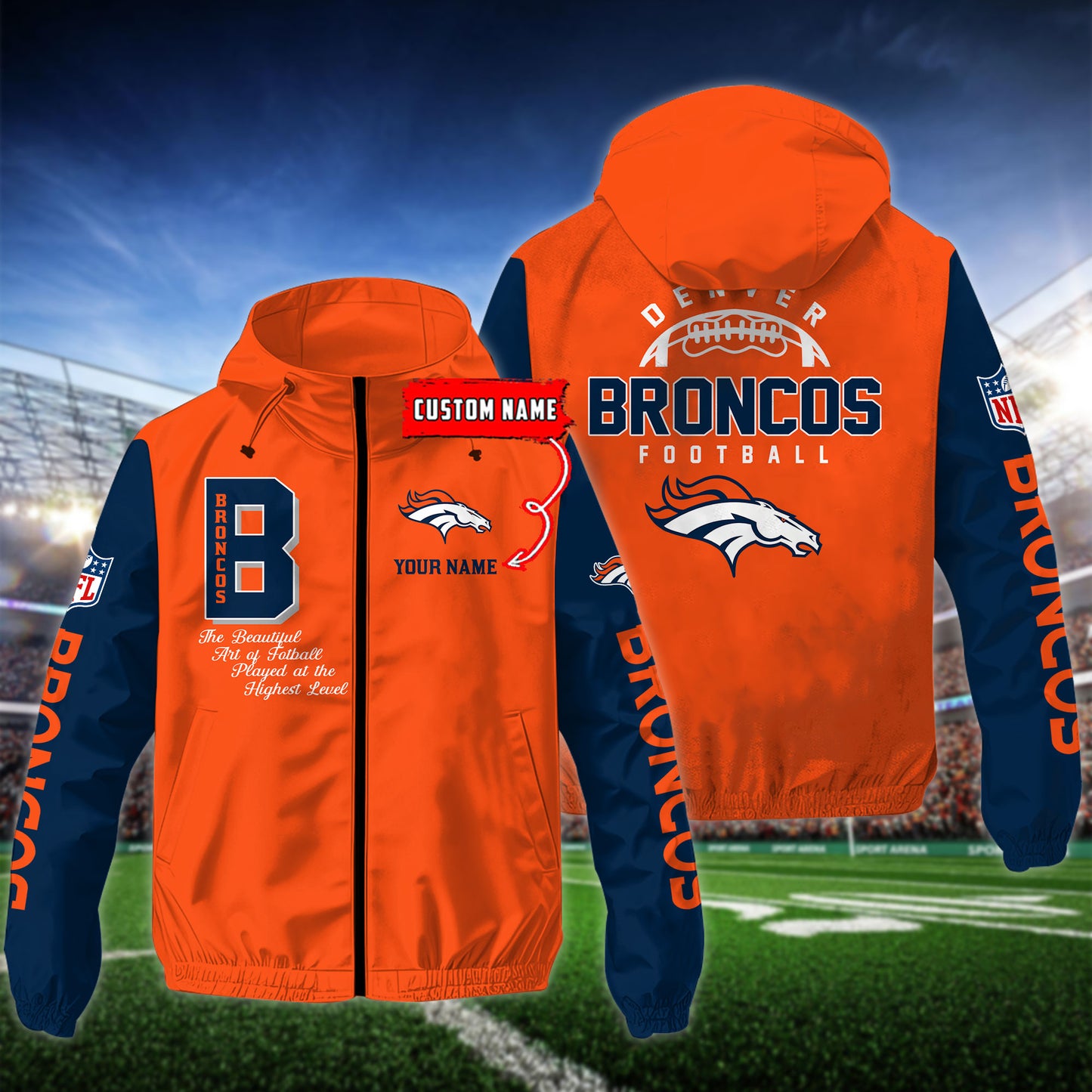 Denver Broncos Outdoor Jacket AZBTOJ000138