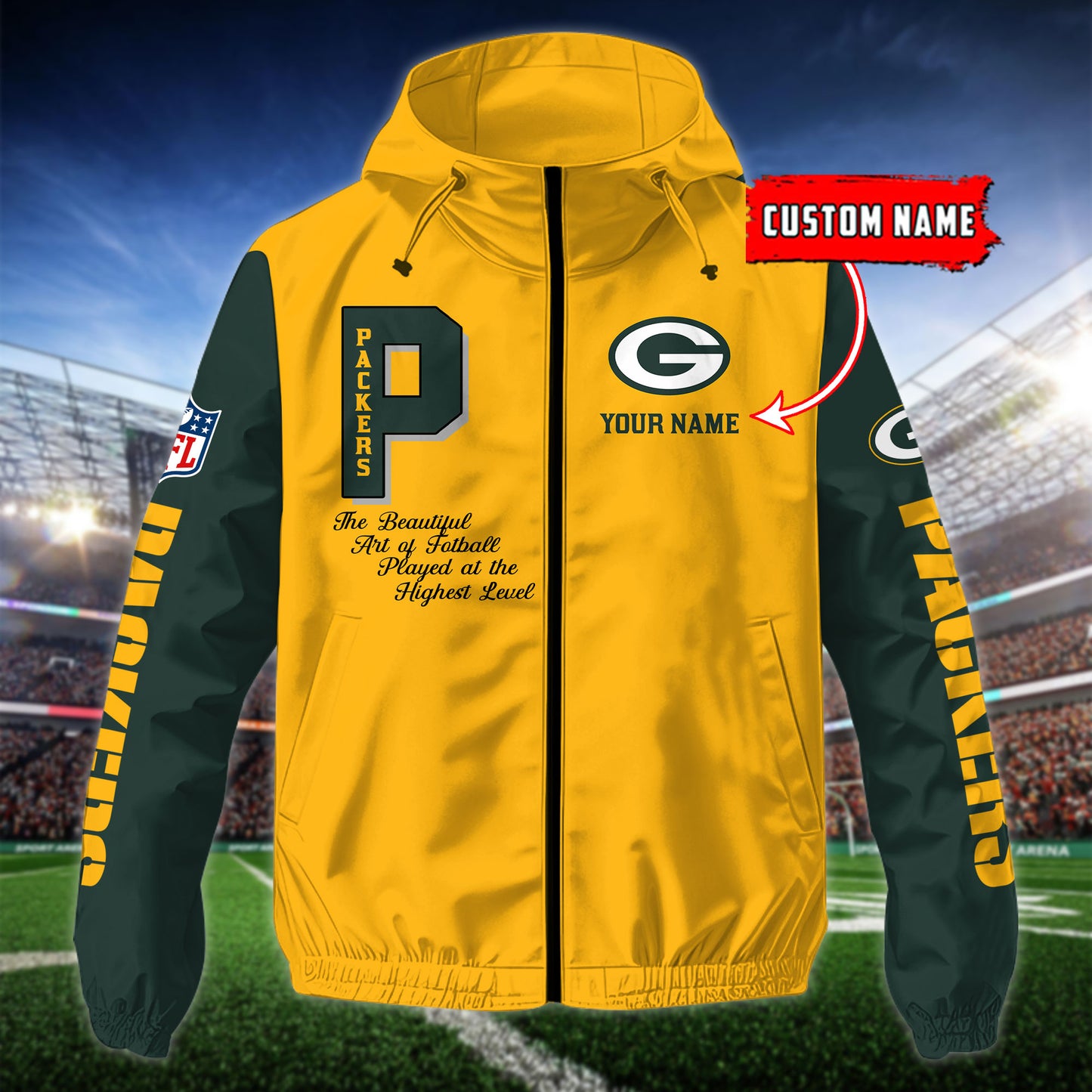 Green Bay Packers Outdoor Jacket AZBTOJ000140
