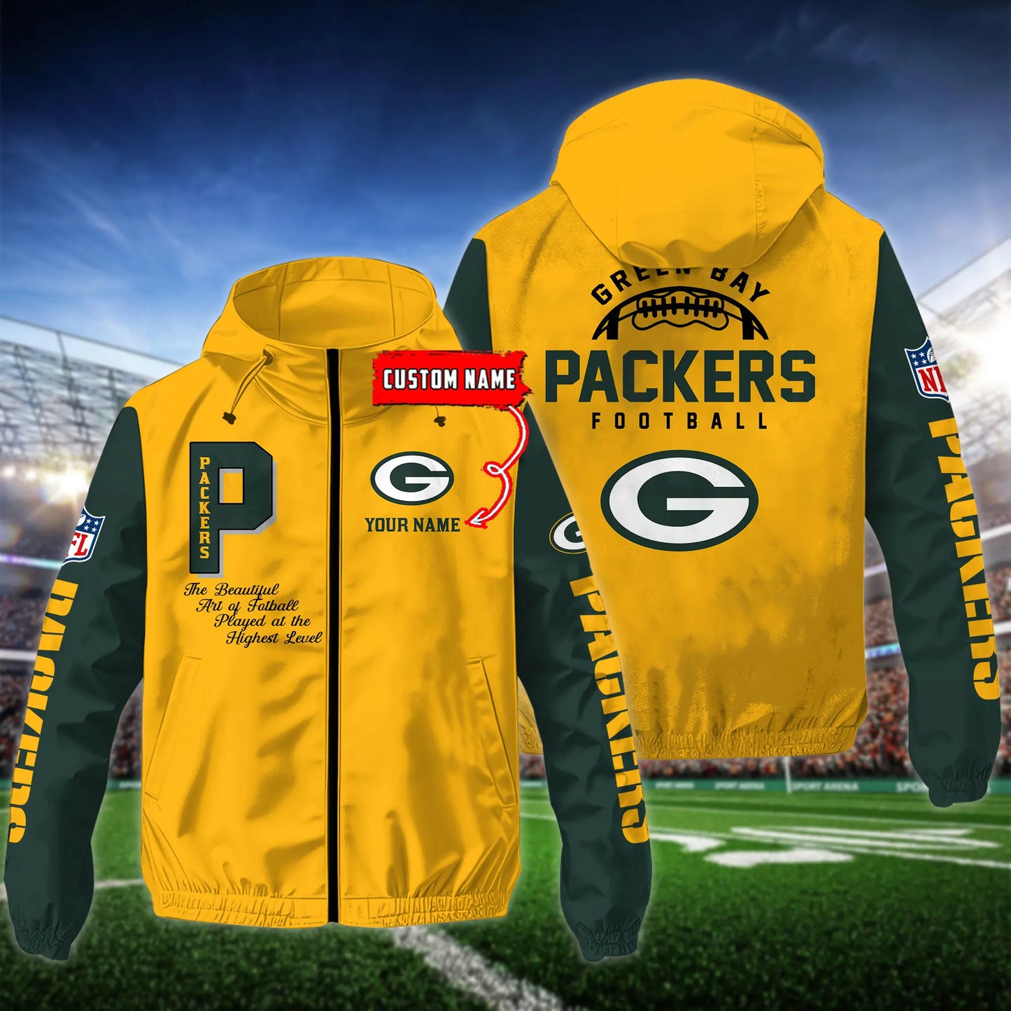 Green Bay Packers Outdoor Jacket AZBTOJ000140