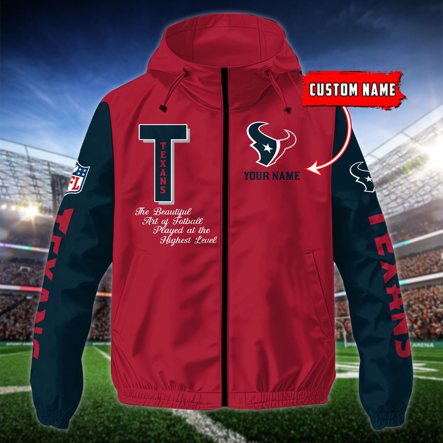 Houston Texans Outdoor Jacket AZBTOJ000141