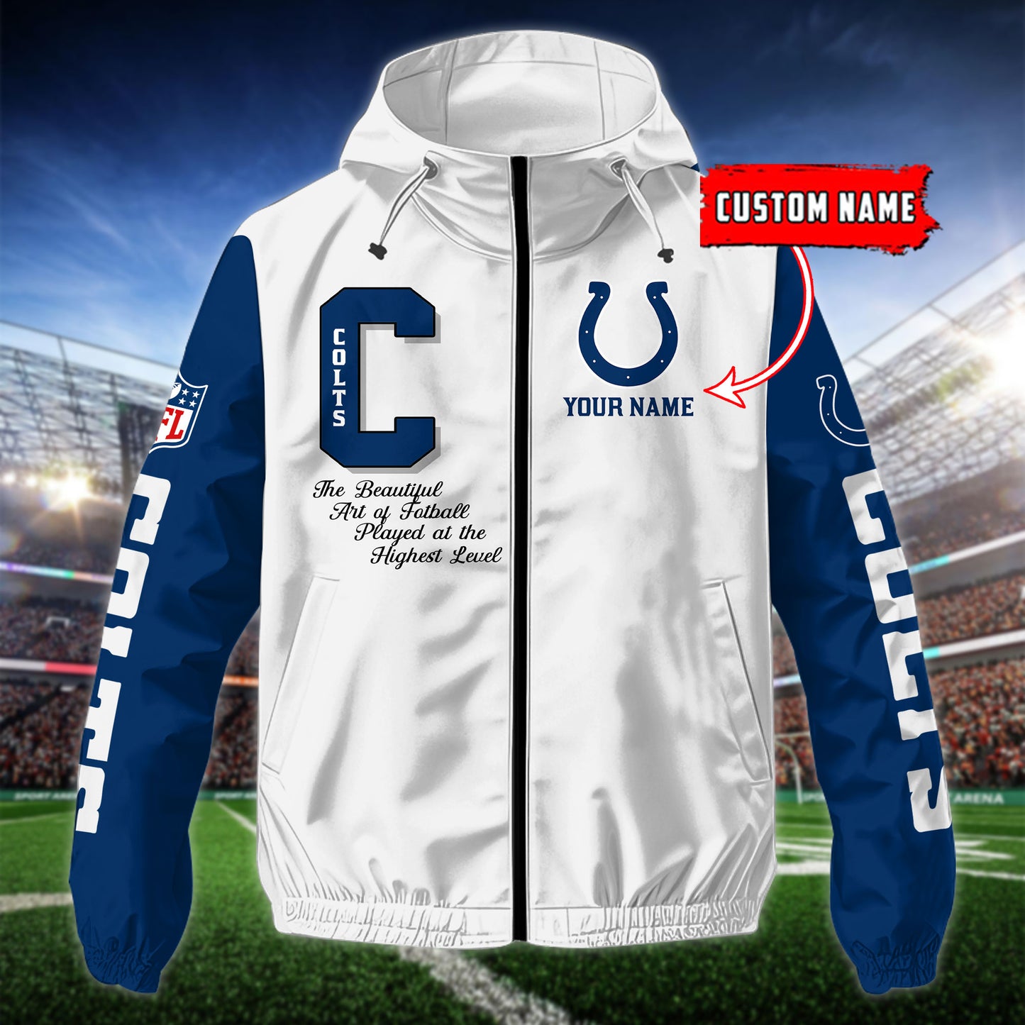Indianapolis Colts Outdoor Jacket AZBTOJ000142