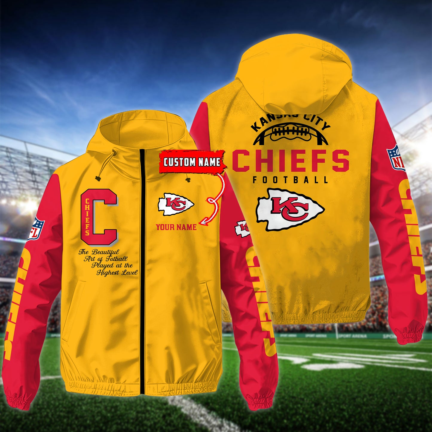 Kansas City Chiefs Outdoor Jacket AZBTOJ000144