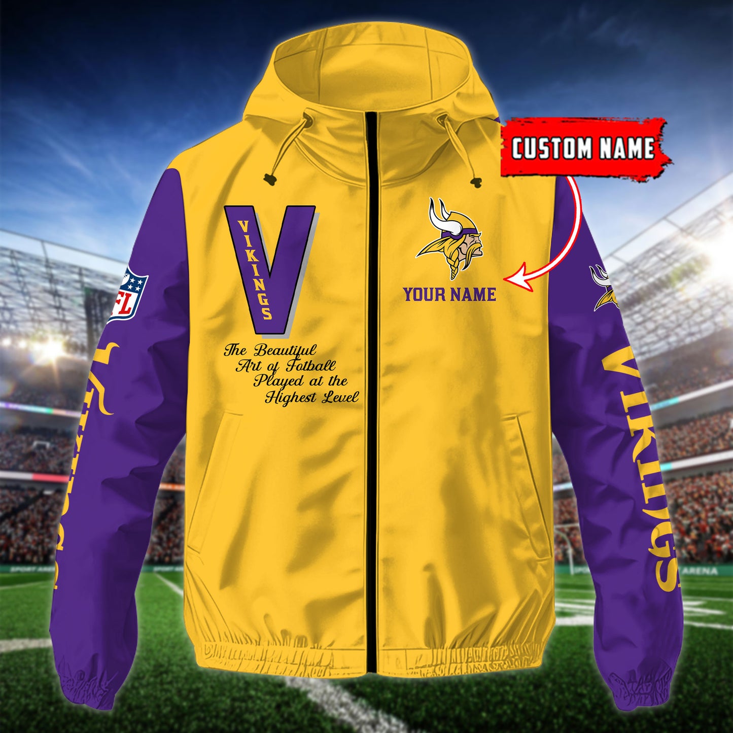 Minnesota Vikings Outdoor Jacket AZBTOJ000146