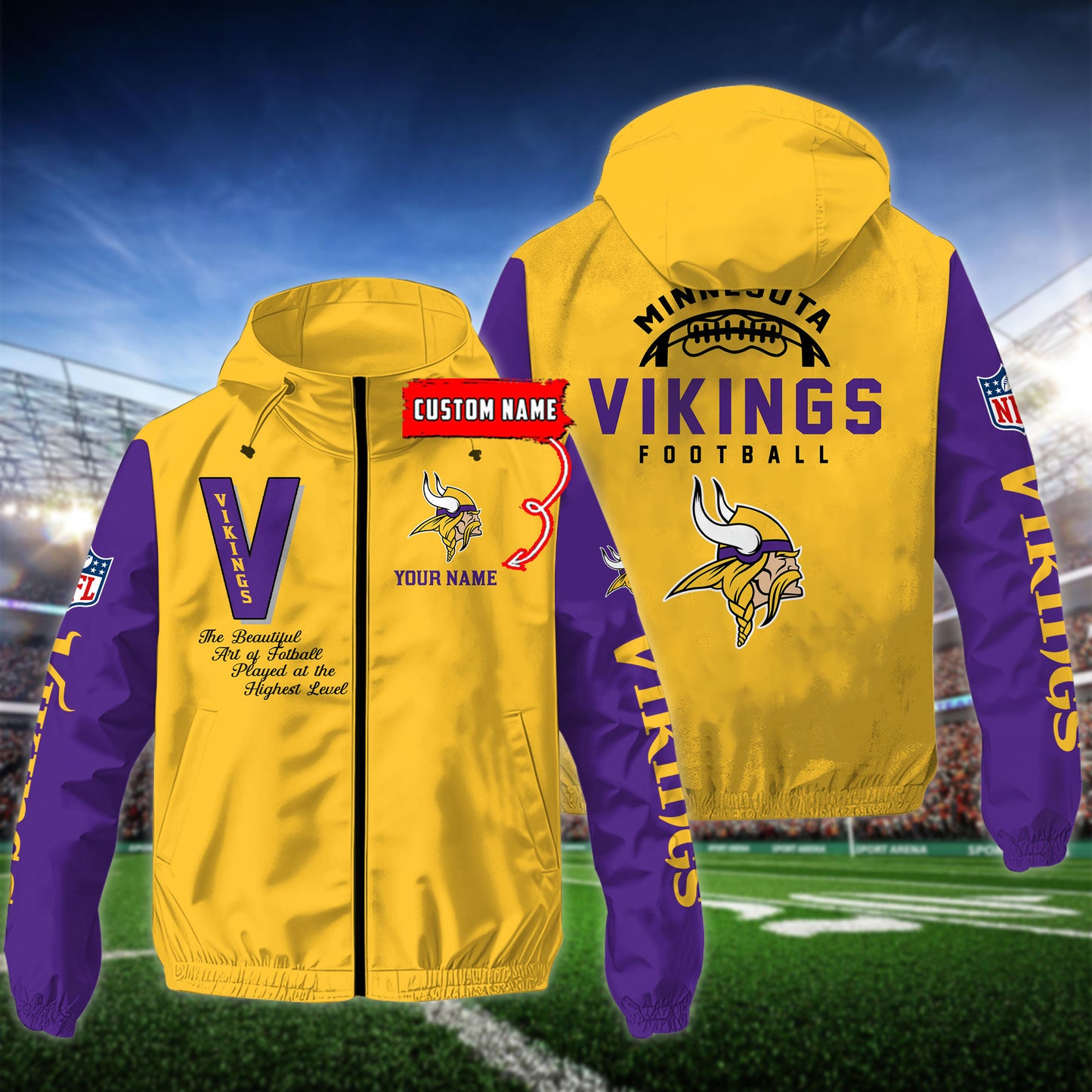 Minnesota Vikings Outdoor Jacket AZBTOJ000146